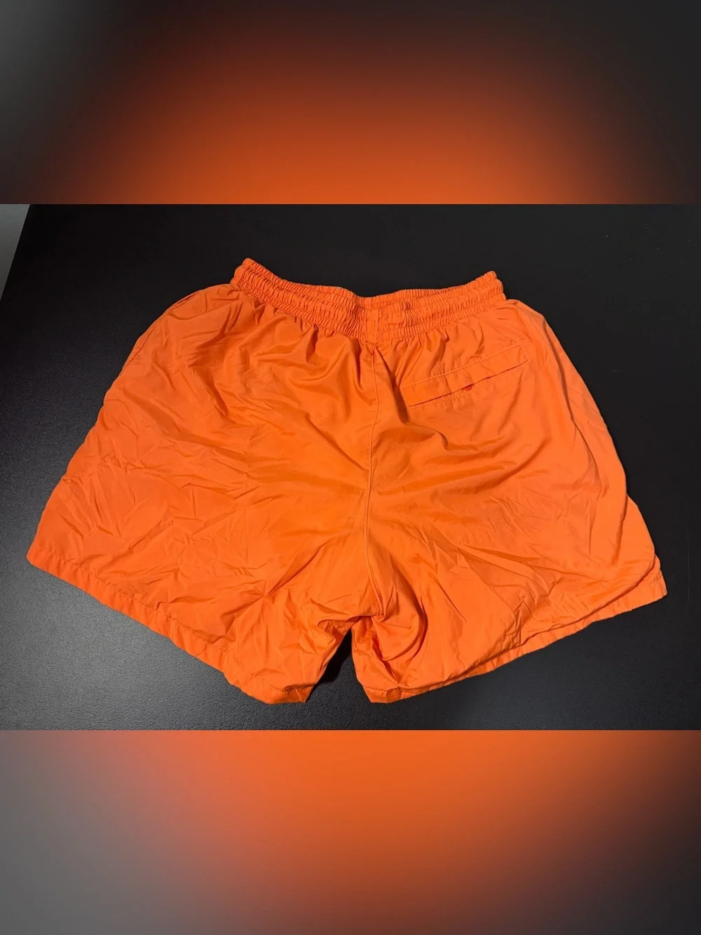 Under Armour Orange Athletic Shorts with Drawstring
